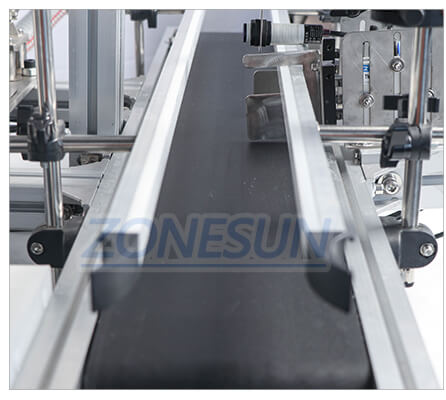 Conveyor Belt of of Desktop Automatic Rotor Pump Paste Filling Machine