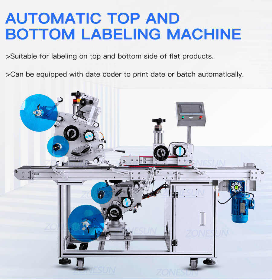 Automatic Top&Bottom Side Labeling Machine