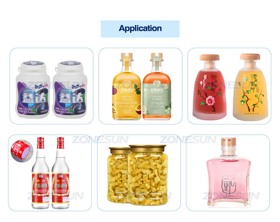 Application of Bottle Corker Machine