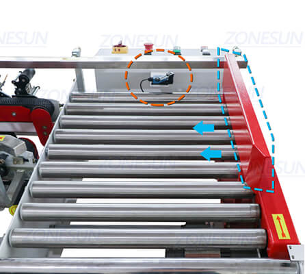 Roller Conveyor of Carton Sealing Machine