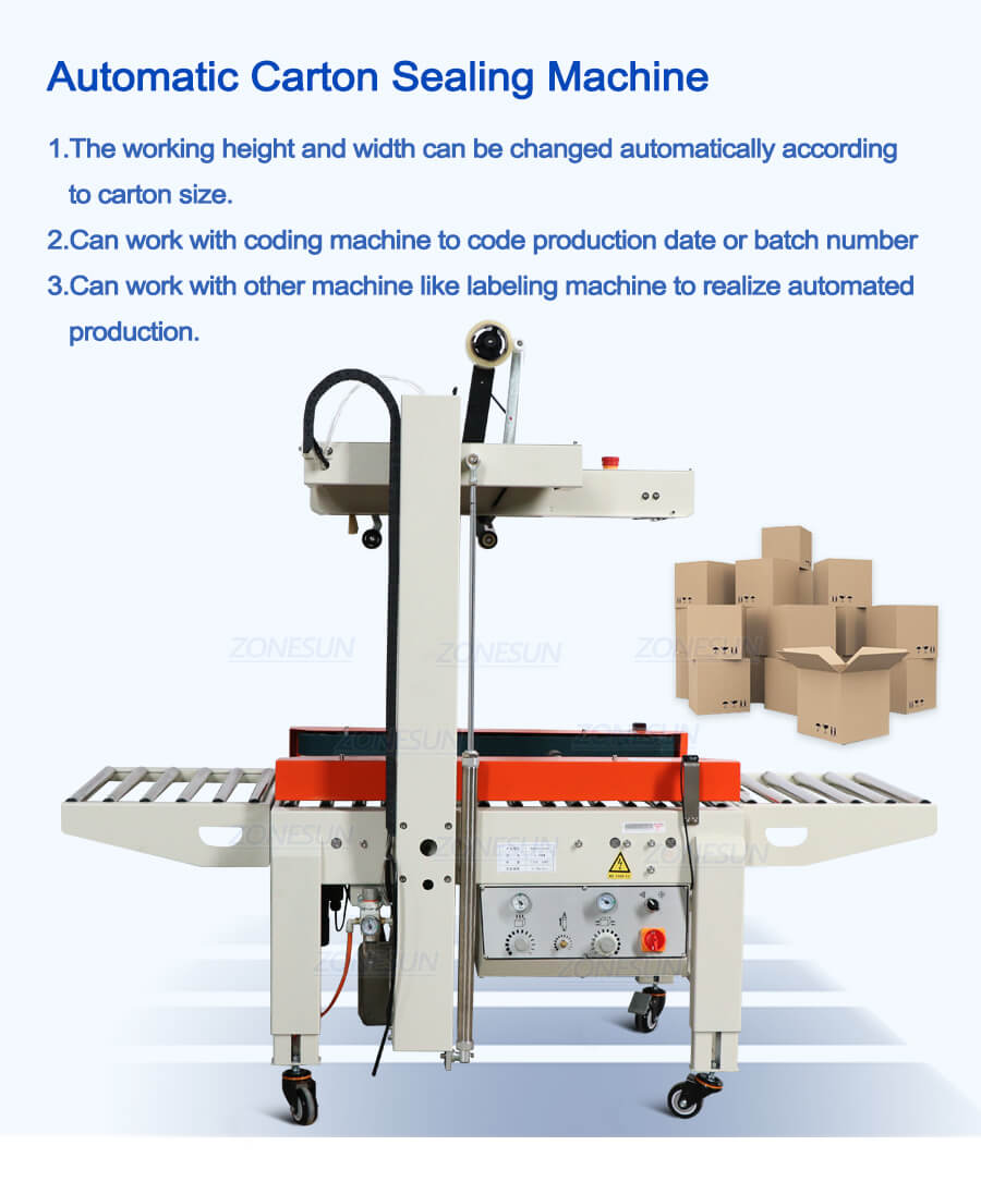 Automatyczna maszyna do zaklejania kartonów