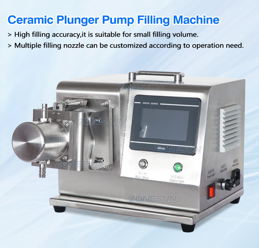 Ceramic Plunger Pump Filling Machine