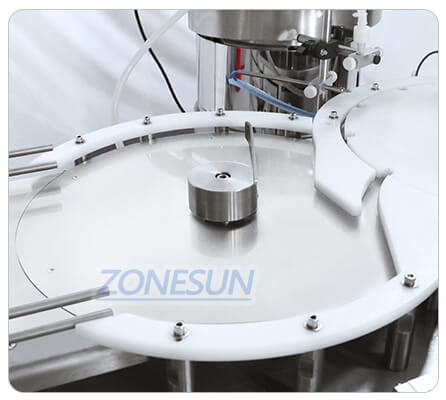 Bottle Turntable of Desktop Automatic Monoblock Filling Capping Machine