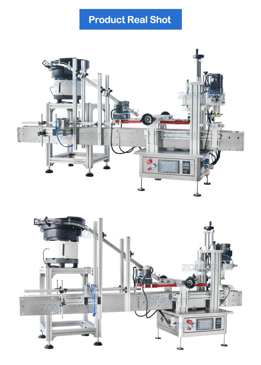 Desktop Capping Machine With Cap Feeder