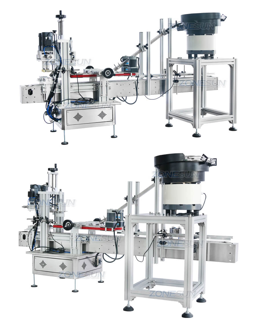 Desktop Capping Machine With Cap Feeder