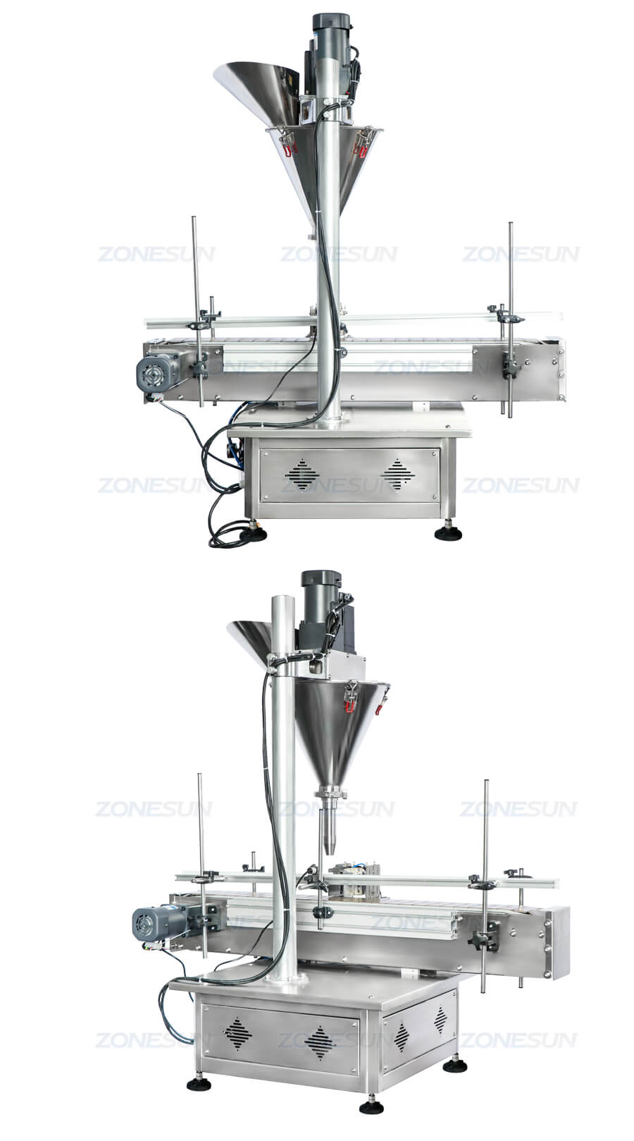 Máquina de enchimento em pó de mesa