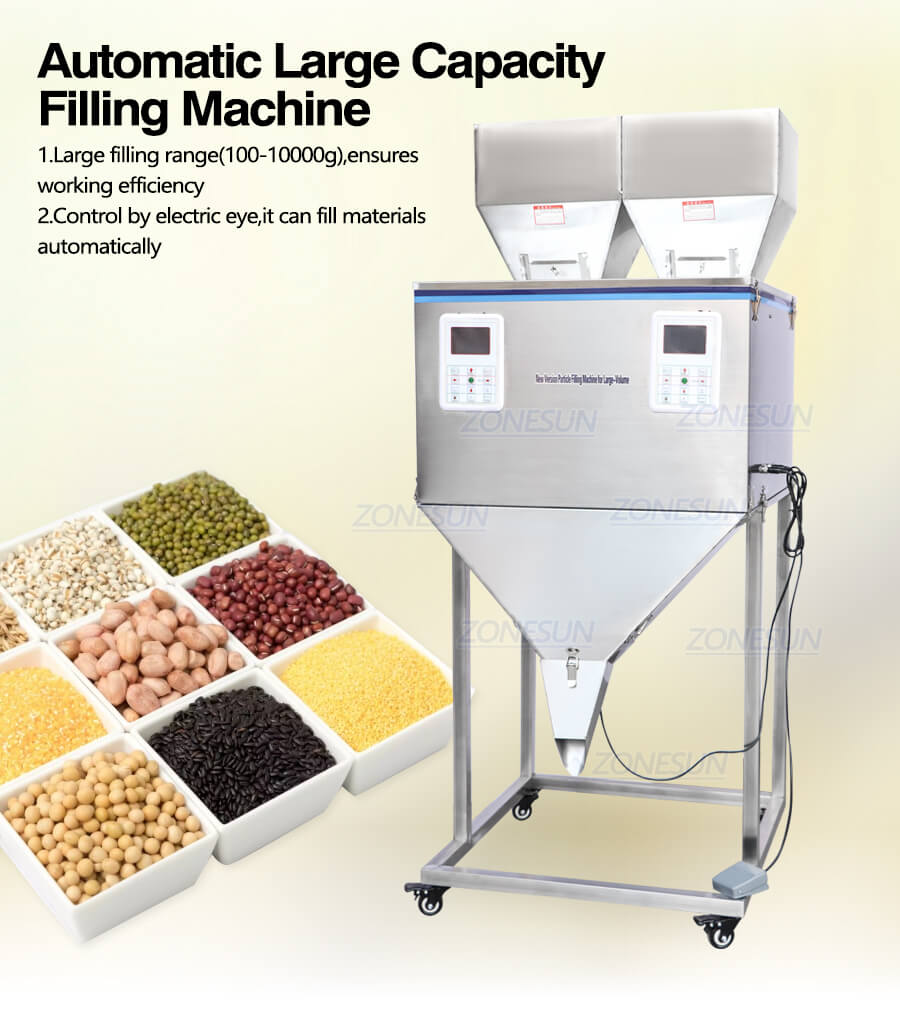 Double Head Granule Filling Machine