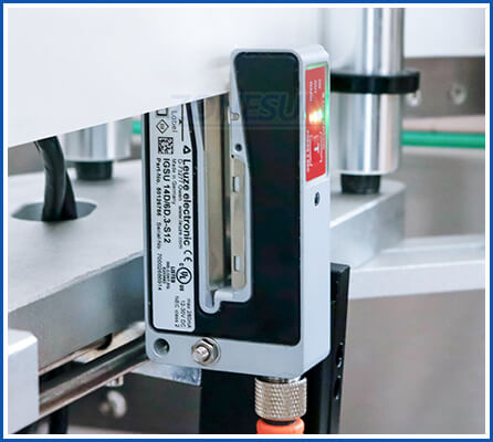 label sensor of double sides labeling machine