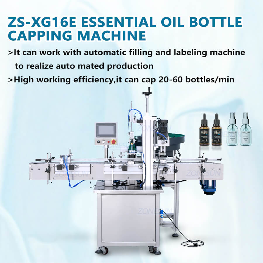 Automatic Essential Oil Capping Machine