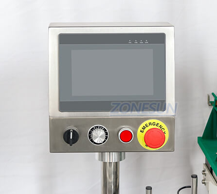 Painel de controle da máquina de captura de óleo essencial automática