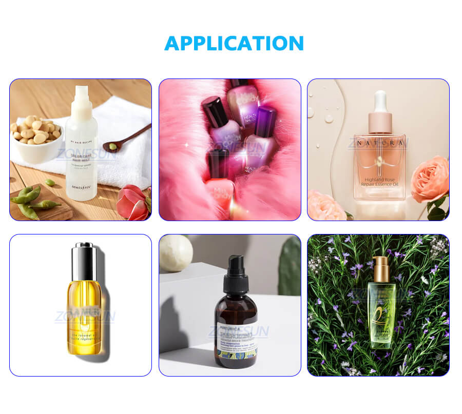 Application of Automatic Essential Oil Capping Machine