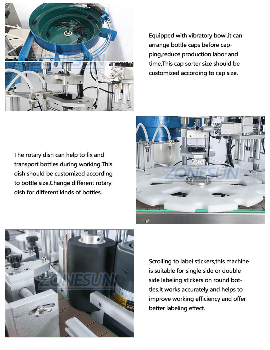 Parameter of Essential Oil Filling Line