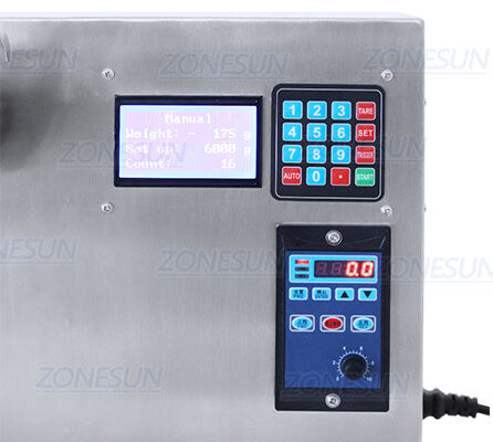 Control Panel of Semi-automatic Gear Pump Filling Machine