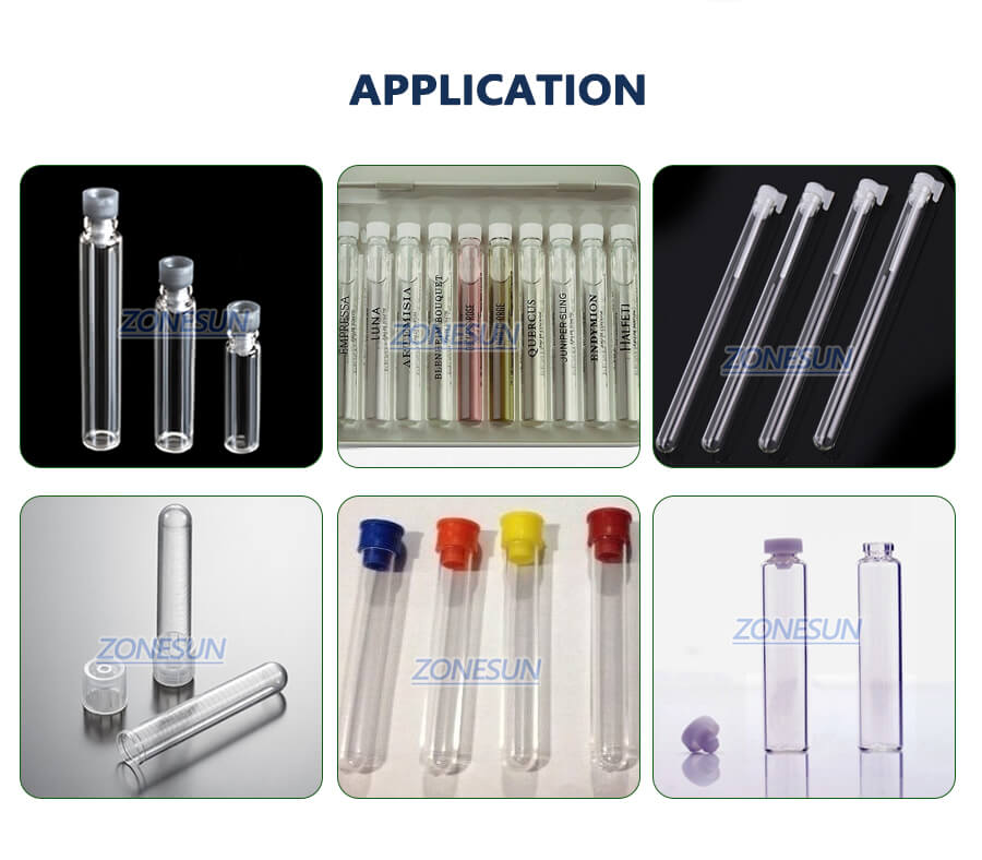 Application of Pefume Vial Filling Capping Machine