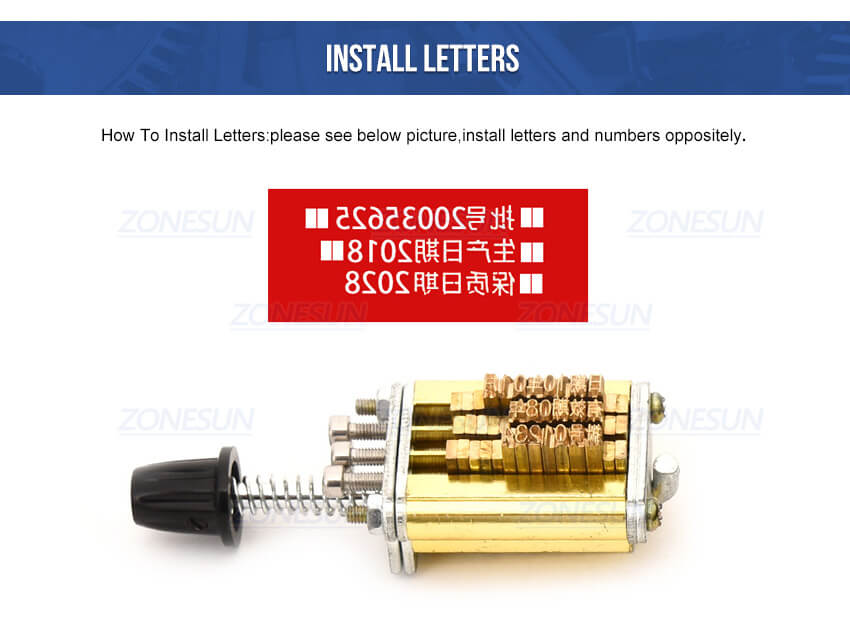 Mold For HP-241B Date Coding Machine