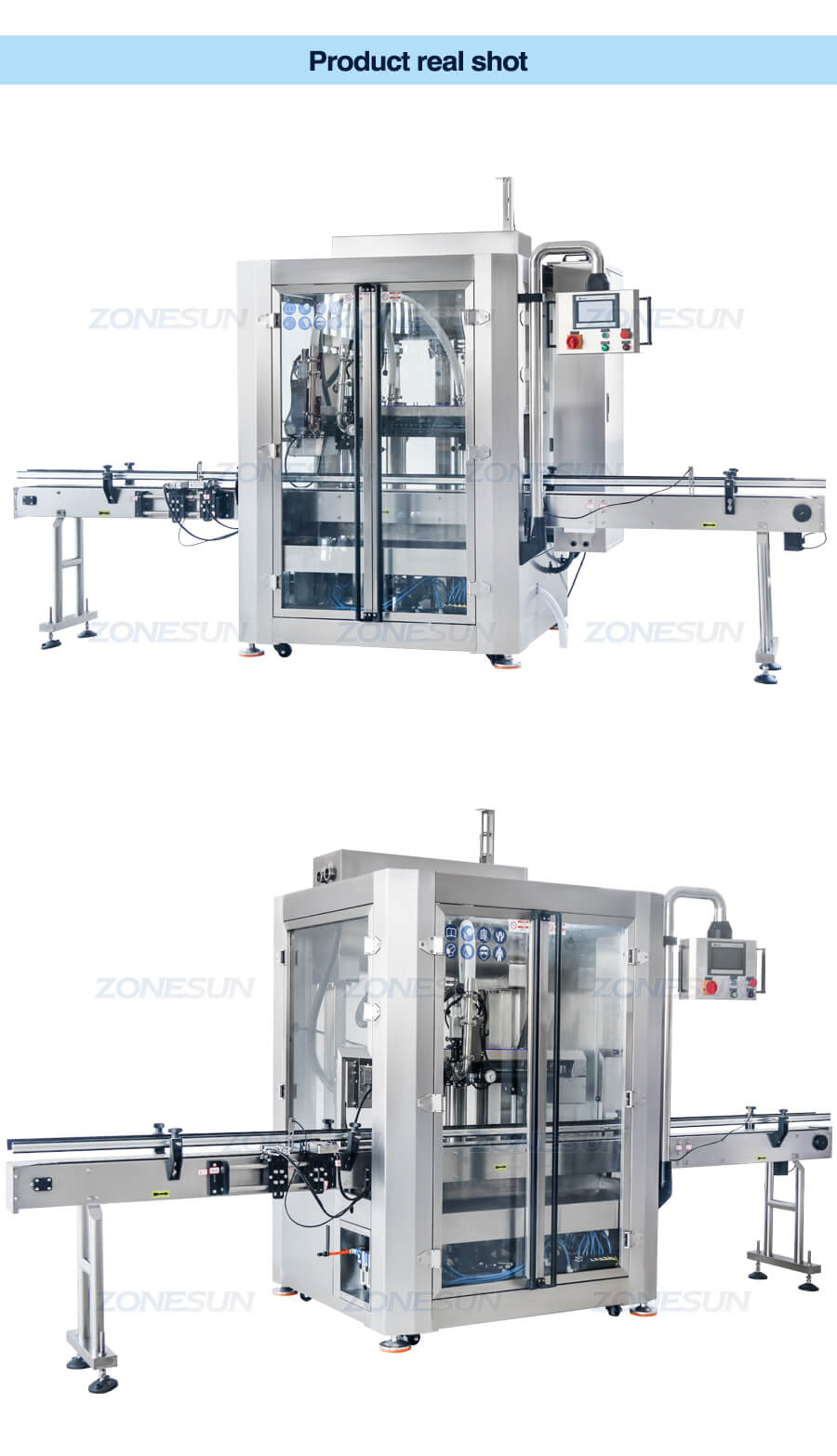 Real Shot of Automatic High Speed Filling Machine