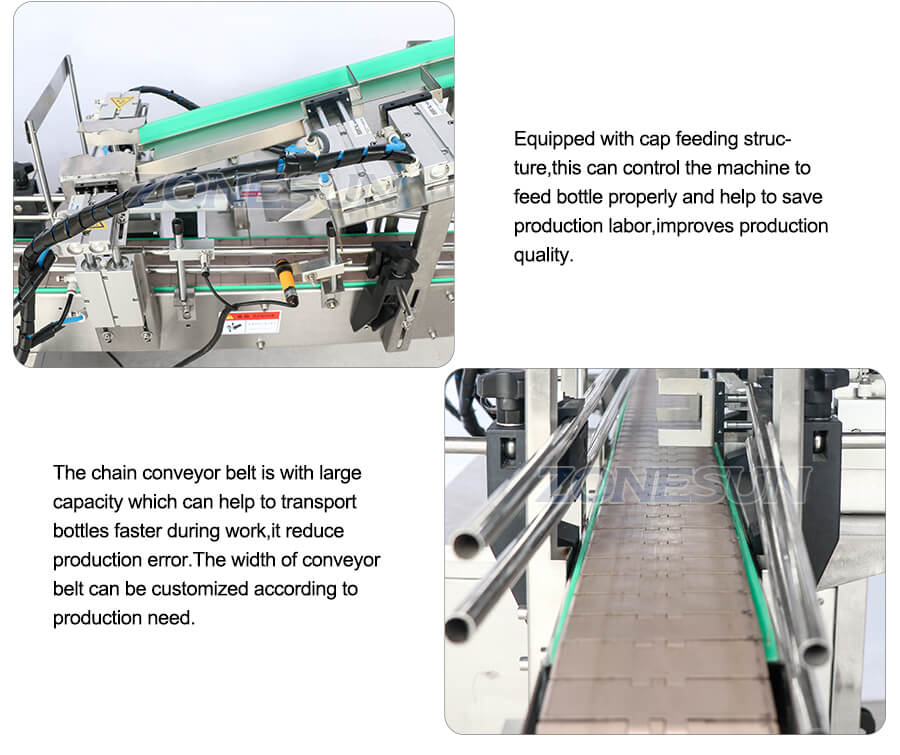 Details of Irregular Bottle Liquor Filling Line