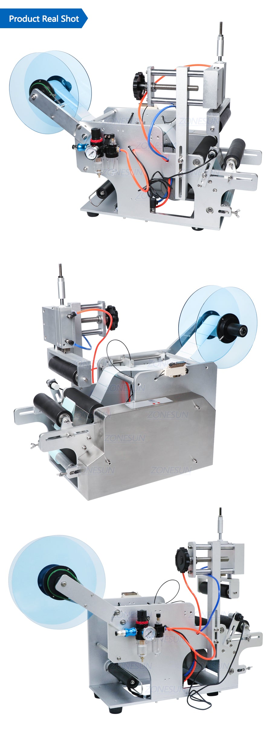 round bottle labeling machine