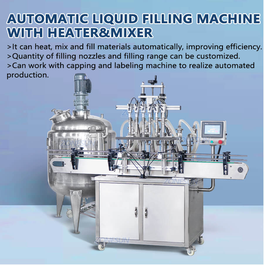 Thick Liquid Mixing Filling System