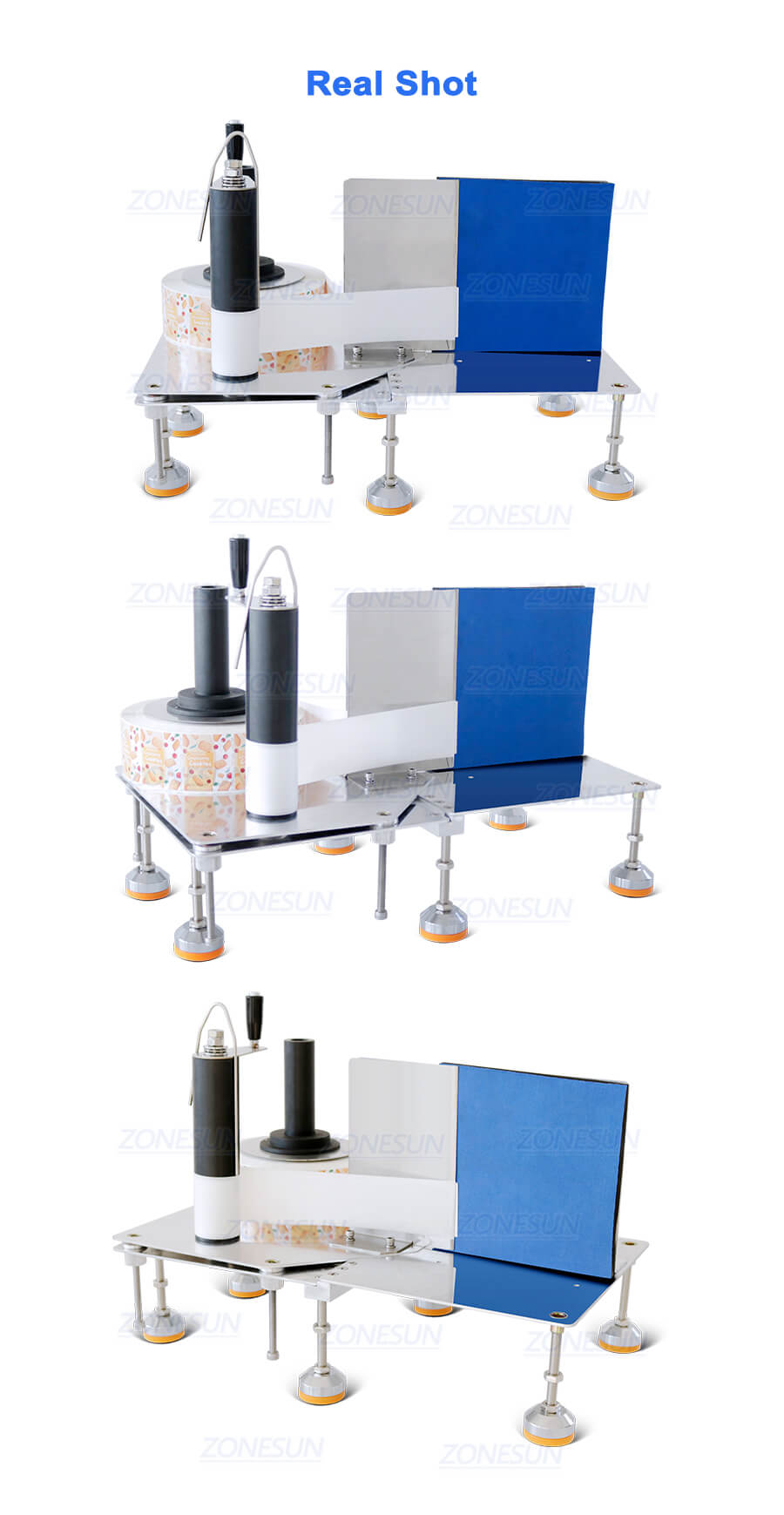 Manual Square Bottle Labeling Machine