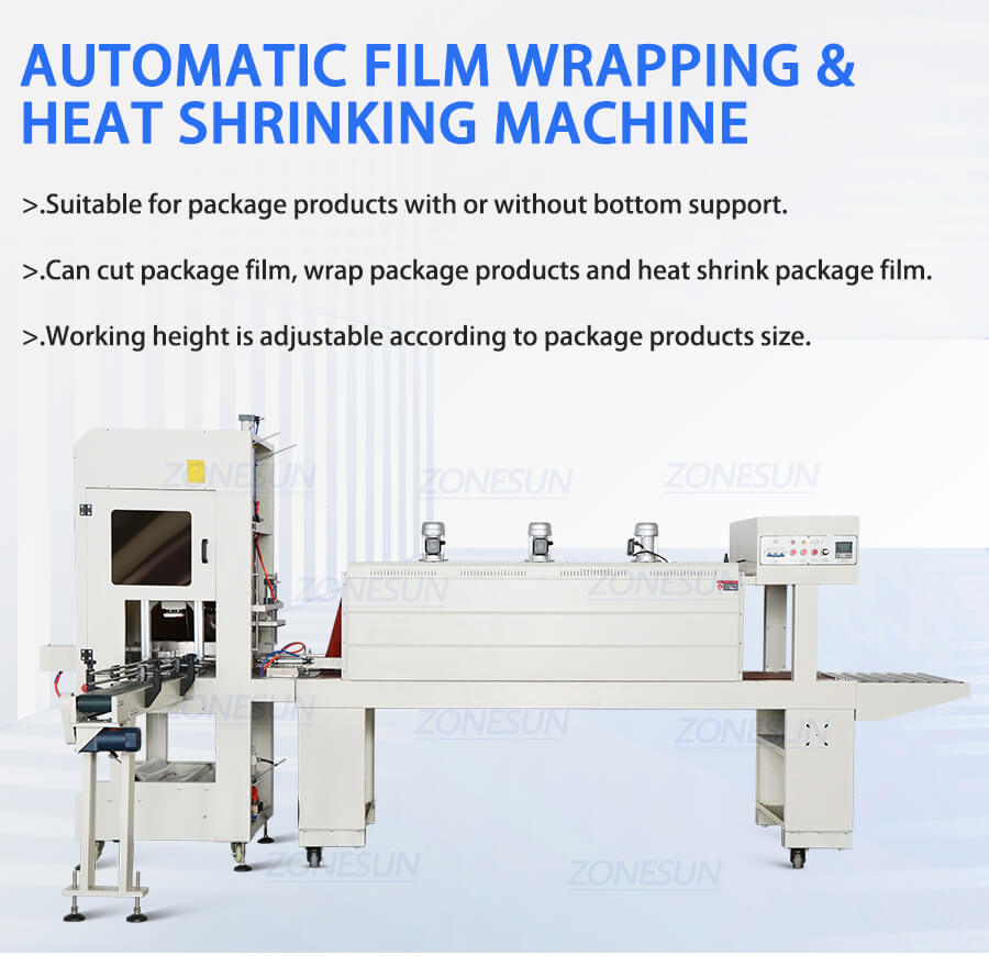 Machine d'emballage de films à manches automatiques