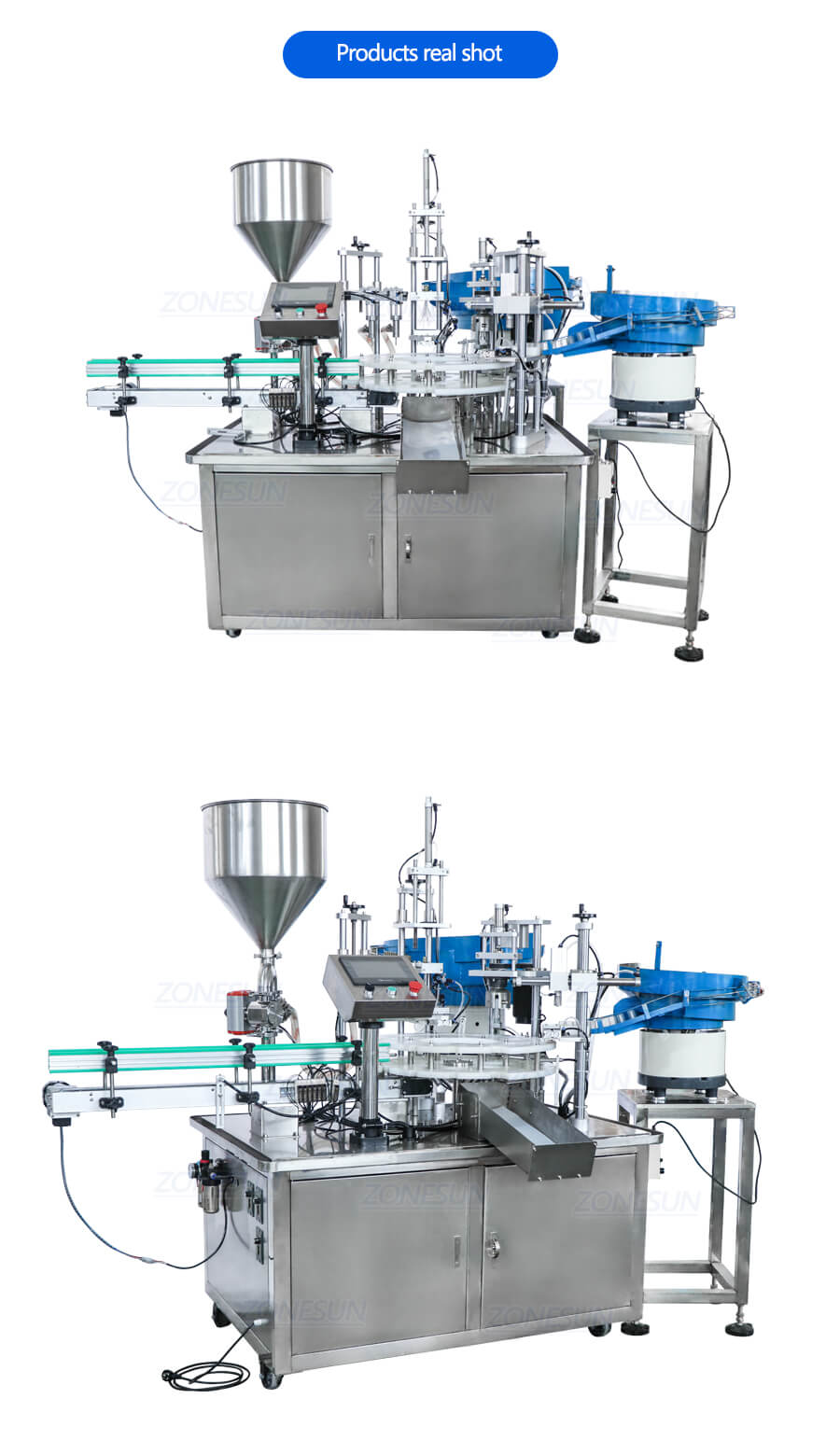 ZS-AFC2 Monoblock Filling Capping Machine