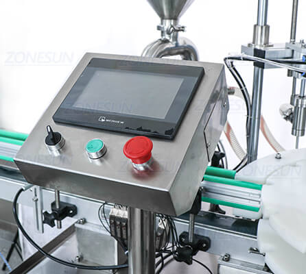 Operation Panel of ZS-AFC2 Monoblock Filling Capping Machine