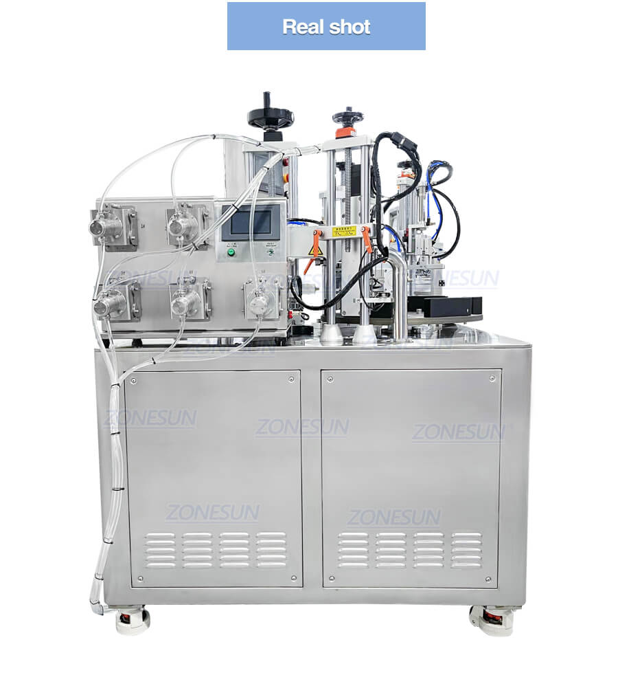 Real Shot of Monodose Strip Tube Filling Sealing Machine