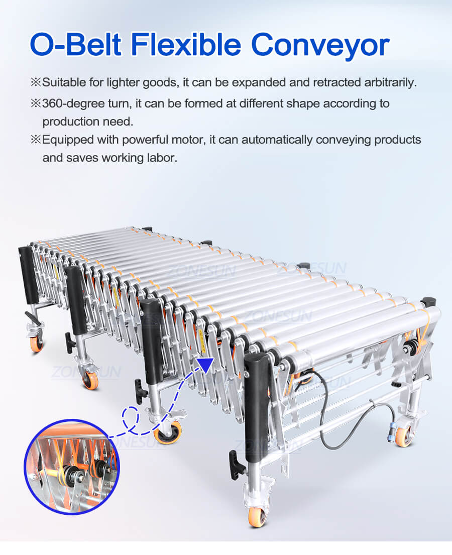 O-belt Flexible Conveyor