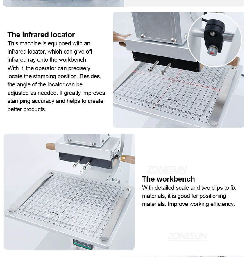 Details of ZS-90XTS Stamping Machine