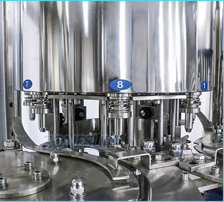 filling structure of mineral water packing machine