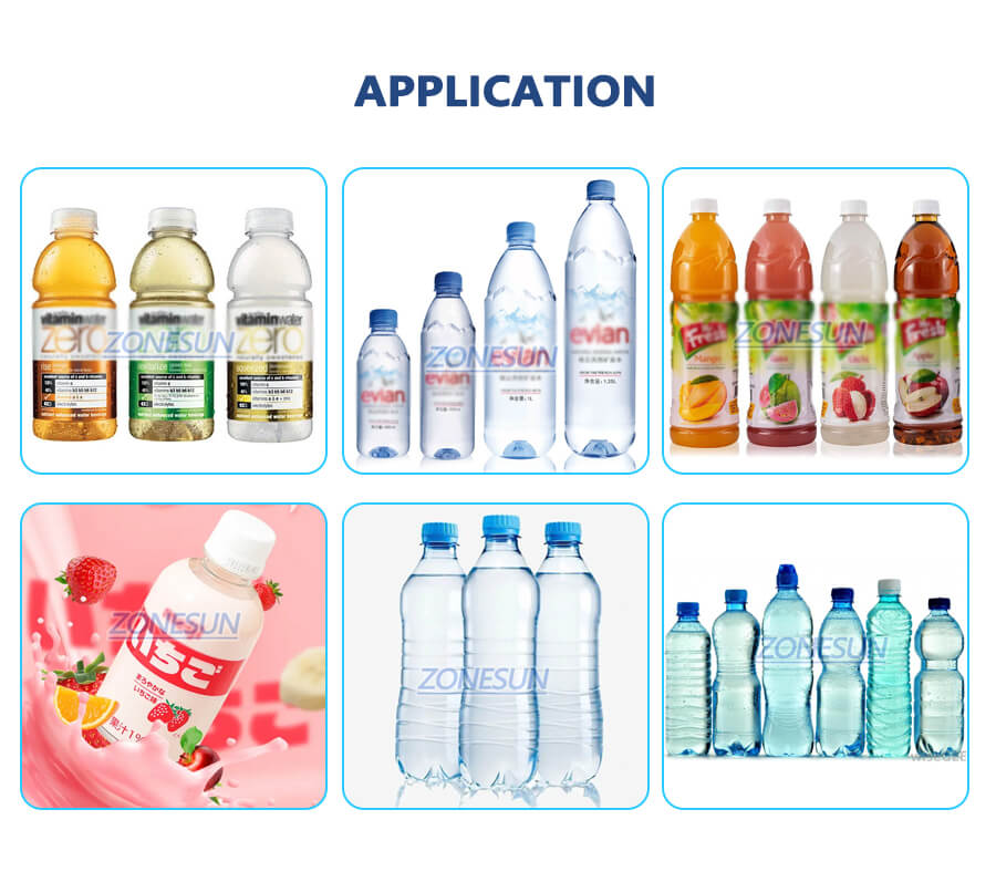 application of pet bottle filling capping machine