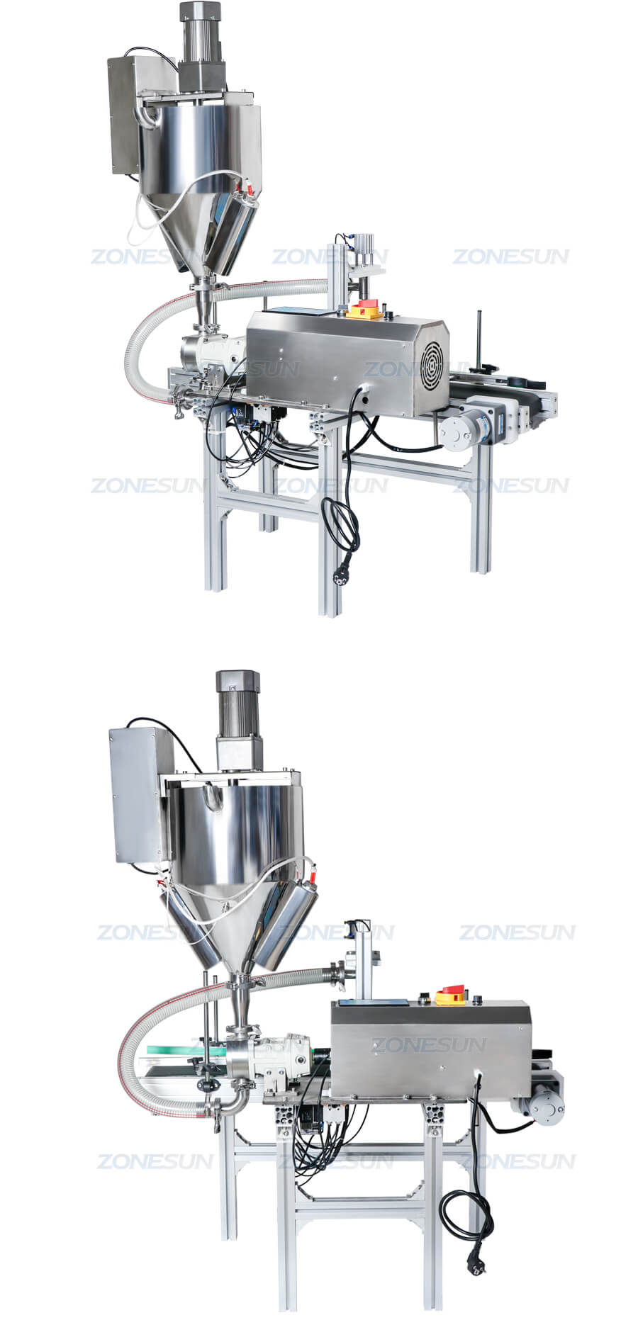 Paste Filling Machine With Mixer Heater