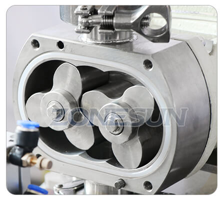 Rotor Pump of Paste Filling Machine With Mixer Heater