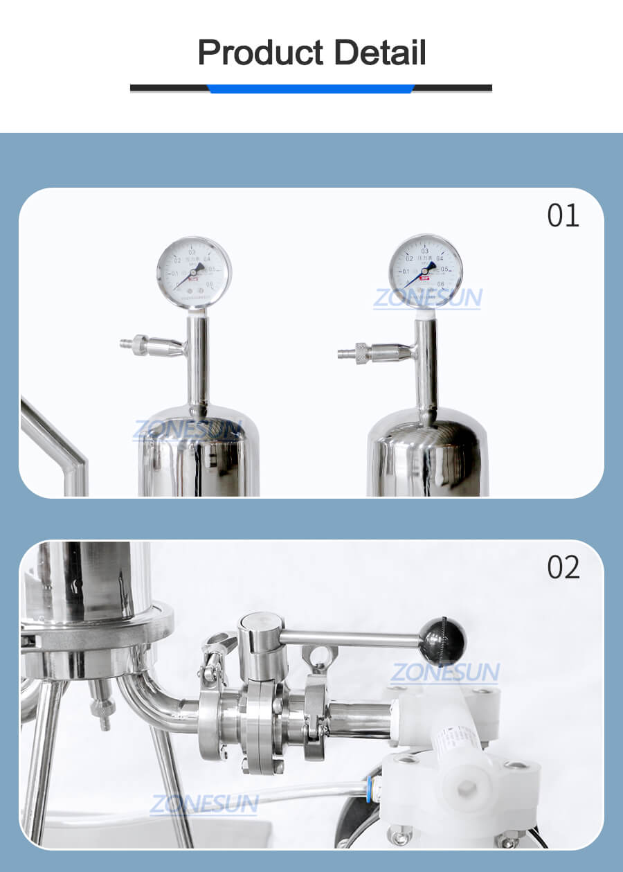 Echipamente de filtrare parfumuri pentru sistemul de umplere