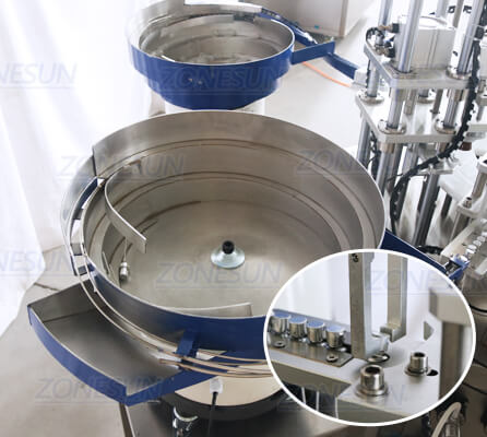 Vibratory Bowl Sorter of Automatic Perfume Filling Capping Machine