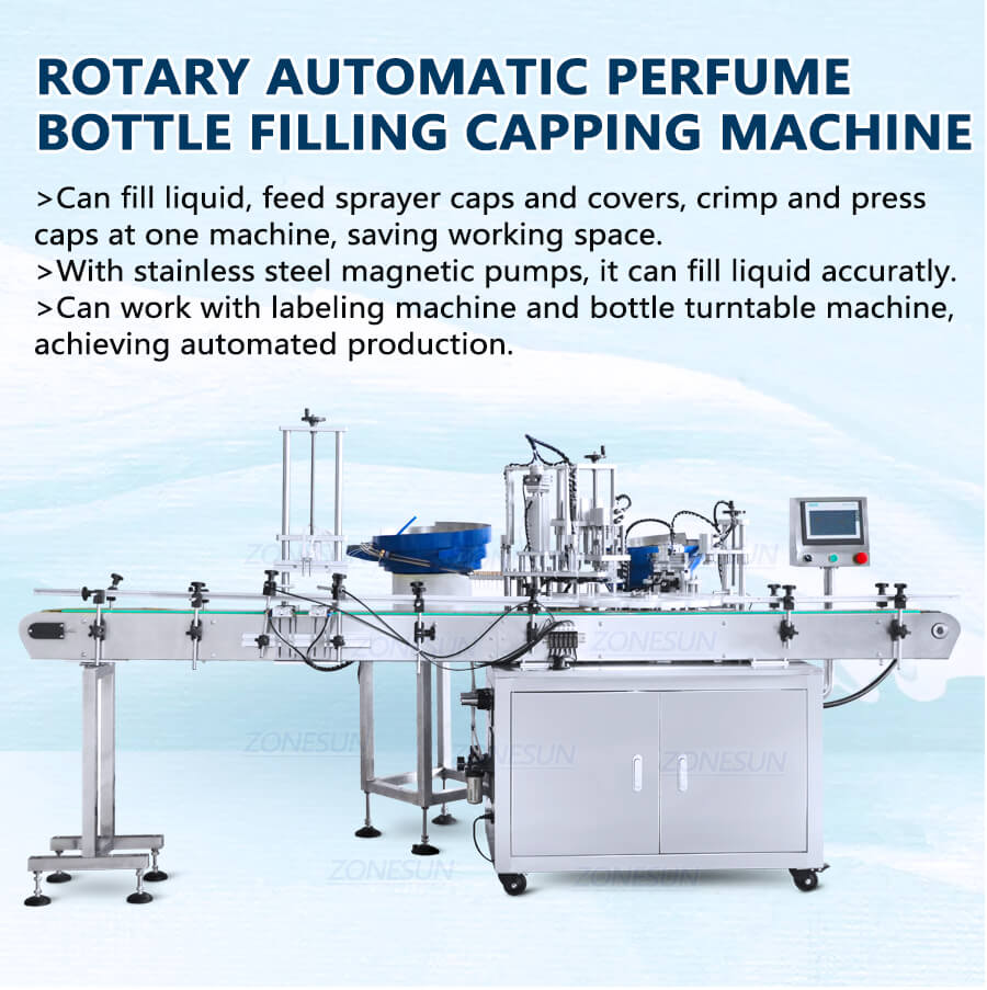 Automatic Perfume Filling Capping Machine