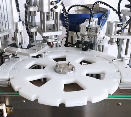 Starwheel لآلة تعبئة وتغطية العطور الأوتوماتيكية