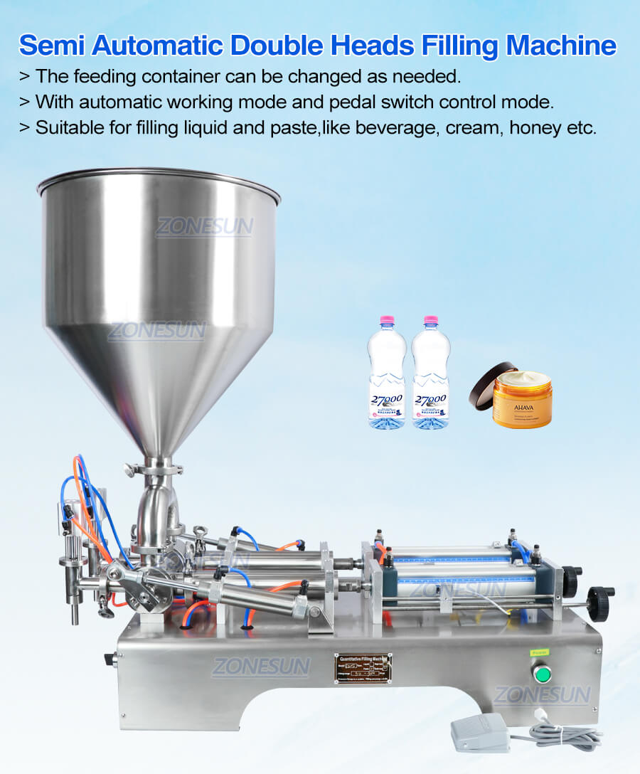 Máquina de enchimento da bomba de pistão ZS-GY2