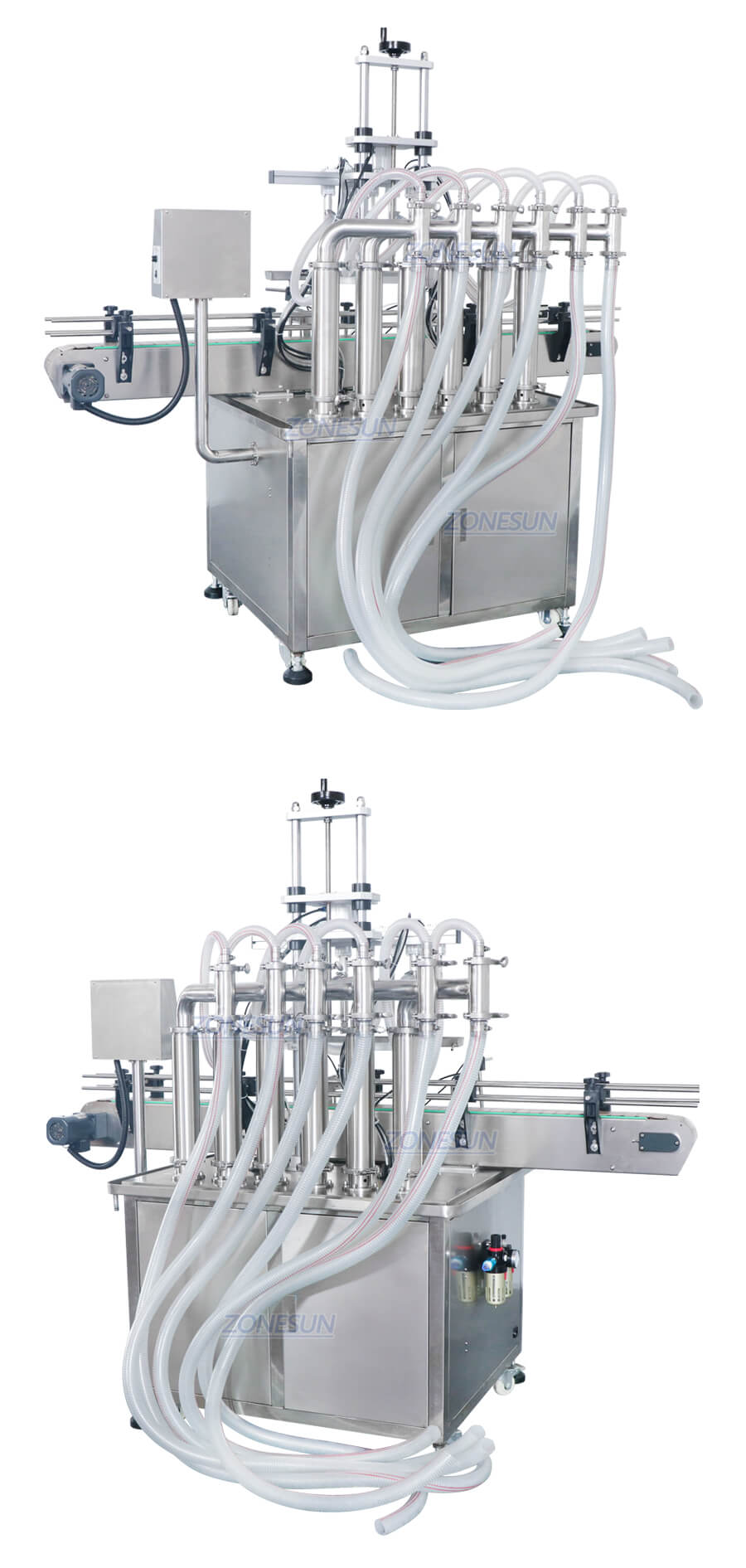 6 Nozzle Piston Pump Filling Machine