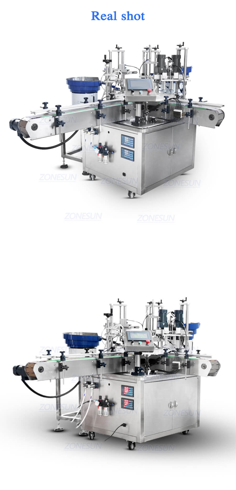 Automatic Roll-on Bottle Filling Capping Machine