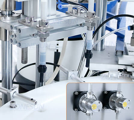 Filling nozzles of Automatic Roll-on Bottle Filling Capping Machine