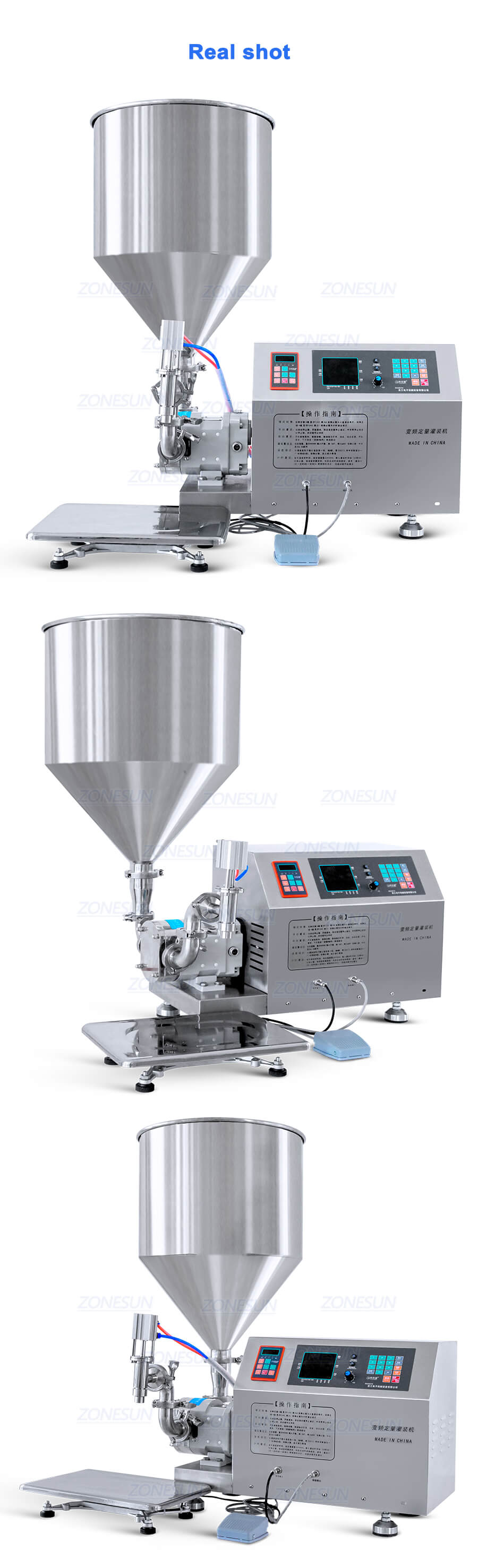 Semi-automatic Rotor Pump Paste Filling Machine