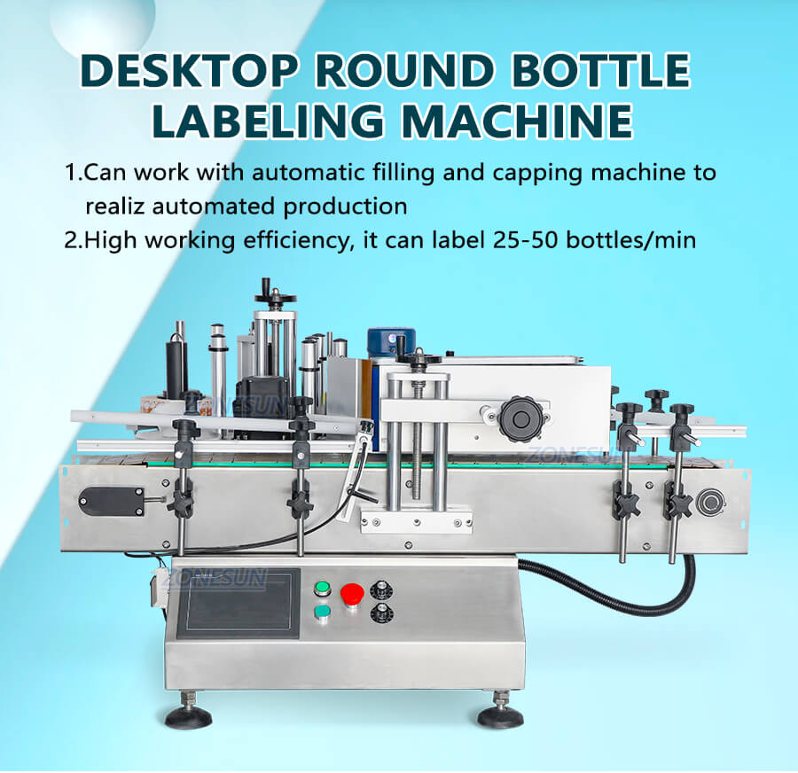 Round Bottle Labeling Machine