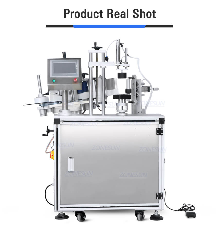 Semi-automatic Square Bottle Side Labeling Machine