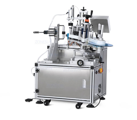 Semi-automatic Square Bottle Labeling Machine