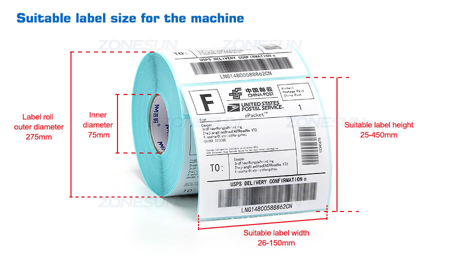 Label Sticker of Semi-automatic Bottle Labeling Machine