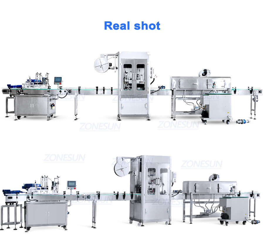 Dropper Bottle of Small Bottle Filling Capping Shrink Sleeve Labeling Machine