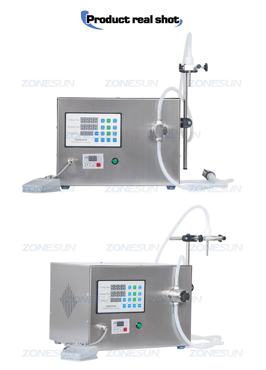 Machine à remplissage d'encre de pompe magnétique à tête unique