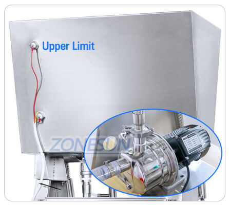 Hopper da máquina de enchimento líquido Siphon